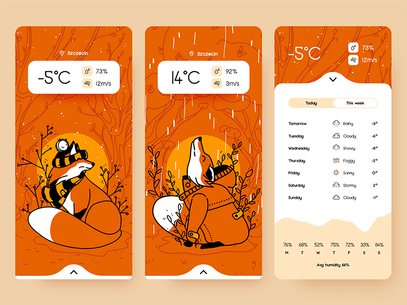 橙色天氣app