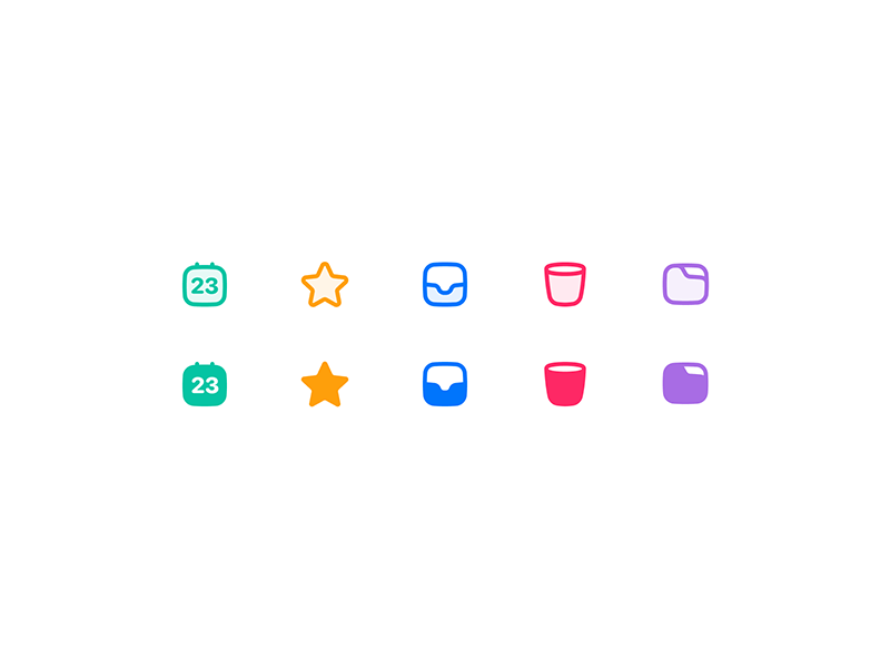 彩色icon